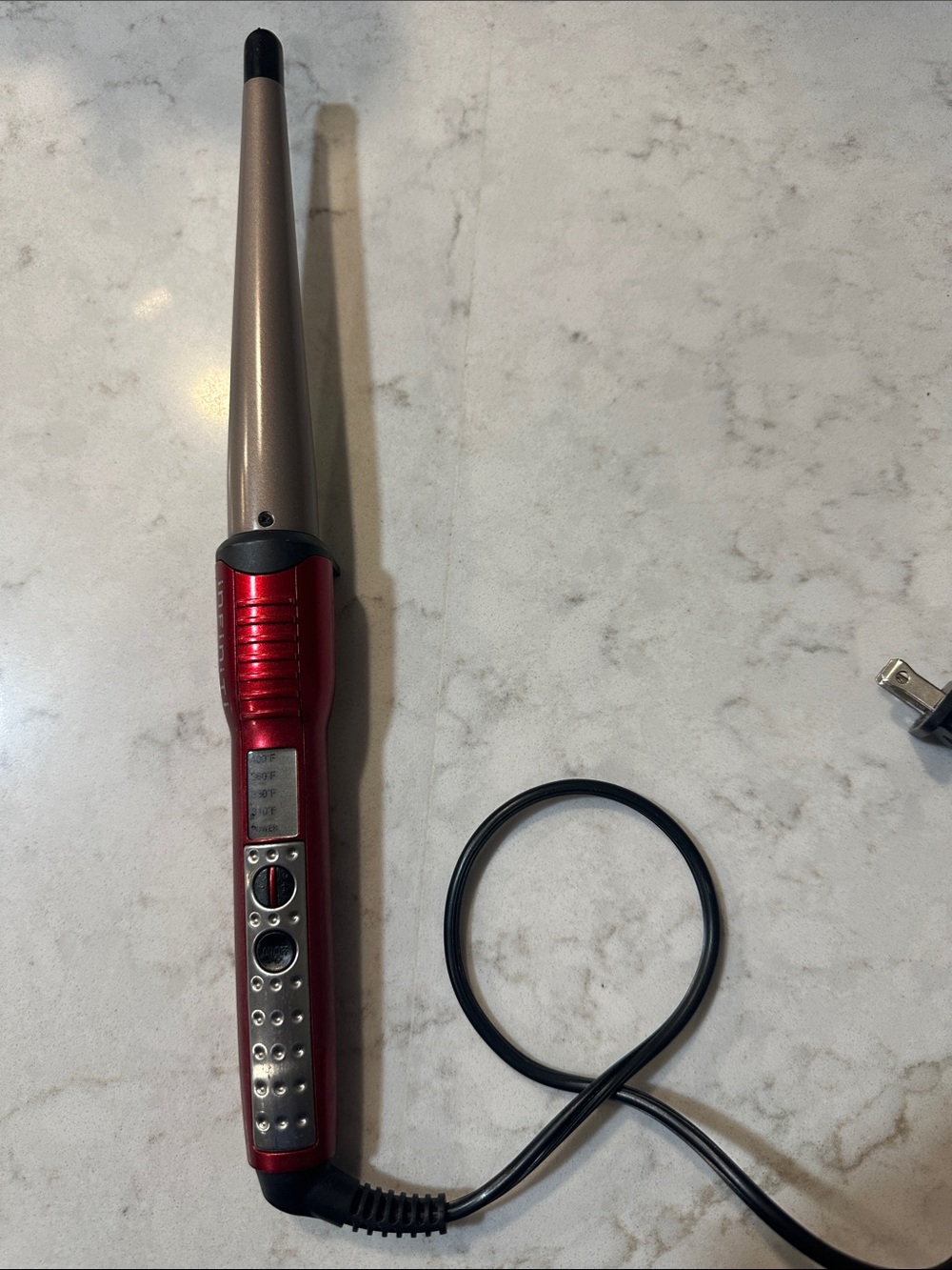 Conair Infiniti CD117 Hair Curler 5 Heat Setting Up to 400F